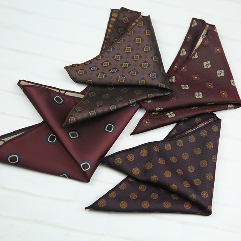 23cm Elegant Polyester Navy Bl - Pocket Square Set ulasan dan harga