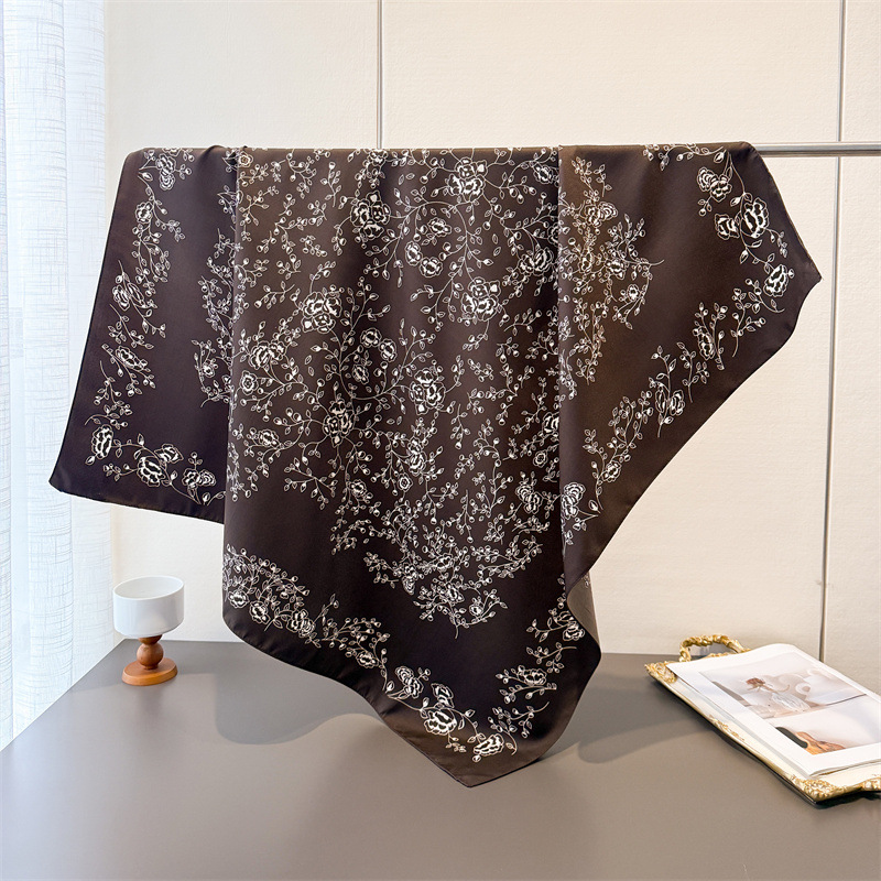 Luxury Vintage 90X90cm Square  - Ascot Neck Scarf ulasan dan harga