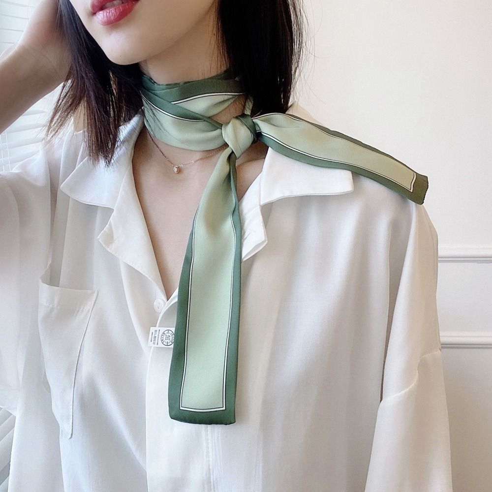 Tie Ribbon Headband Neckerchie - Silk Tie Striped ulasan dan harga