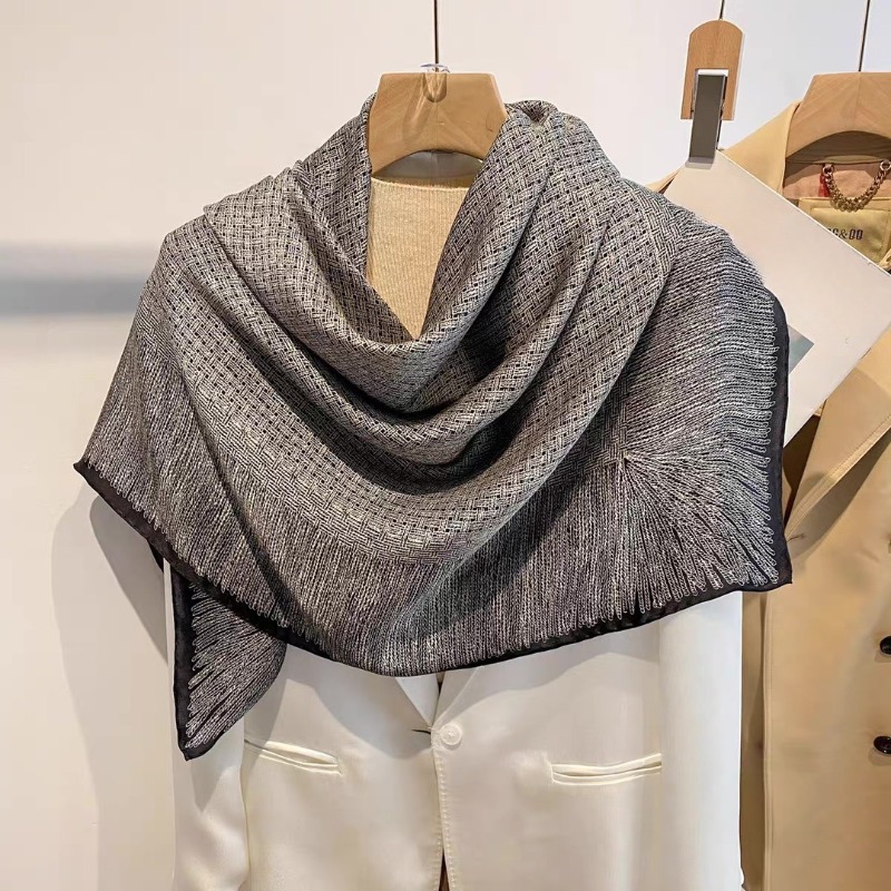 Oversized 110x110cm Real Silk  - Pashmina Wrap Large ulasan dan harga