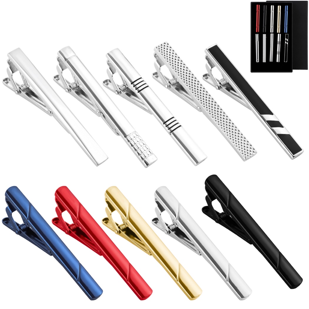 10Pcs Tie Clips Tie Clip Set F - Tie Bar Set Gift ulasan dan harga