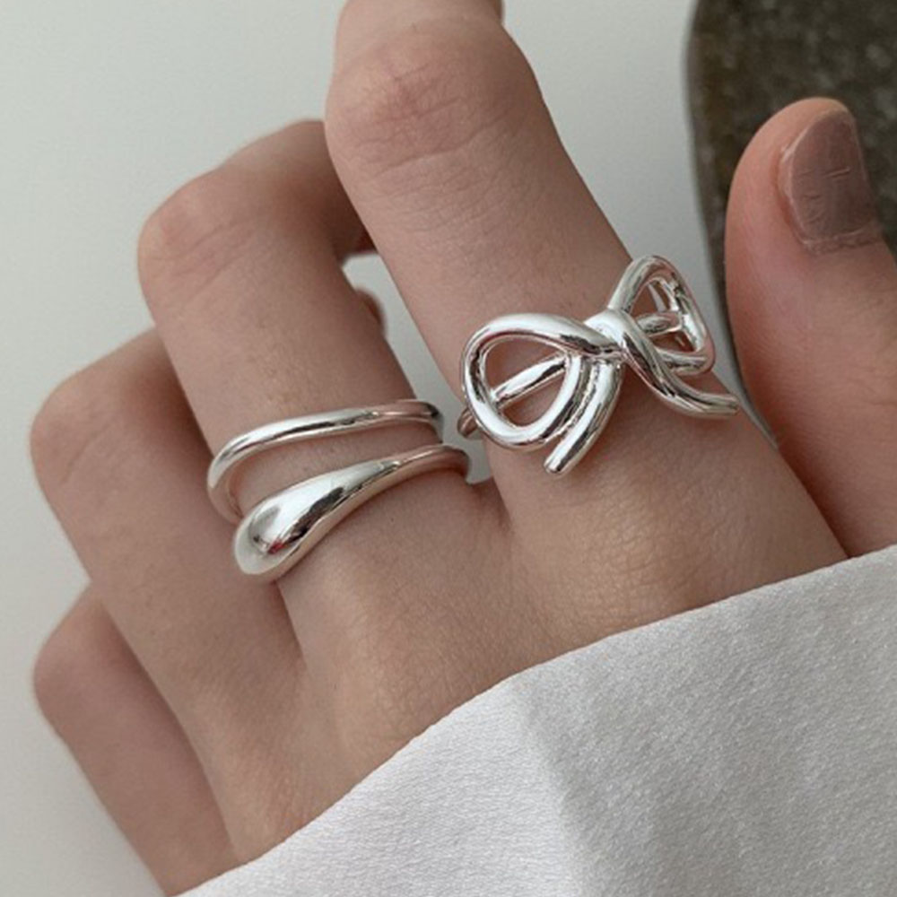 925 Sterling Silver Simple Rin - Tie Clip Silver ulasan dan harga