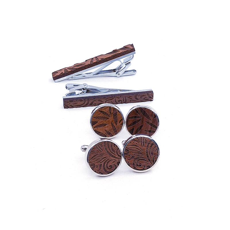 2019 CUFFLINKS TIE CLIPS SET M - Tie Bar Set Gift ulasan dan harga