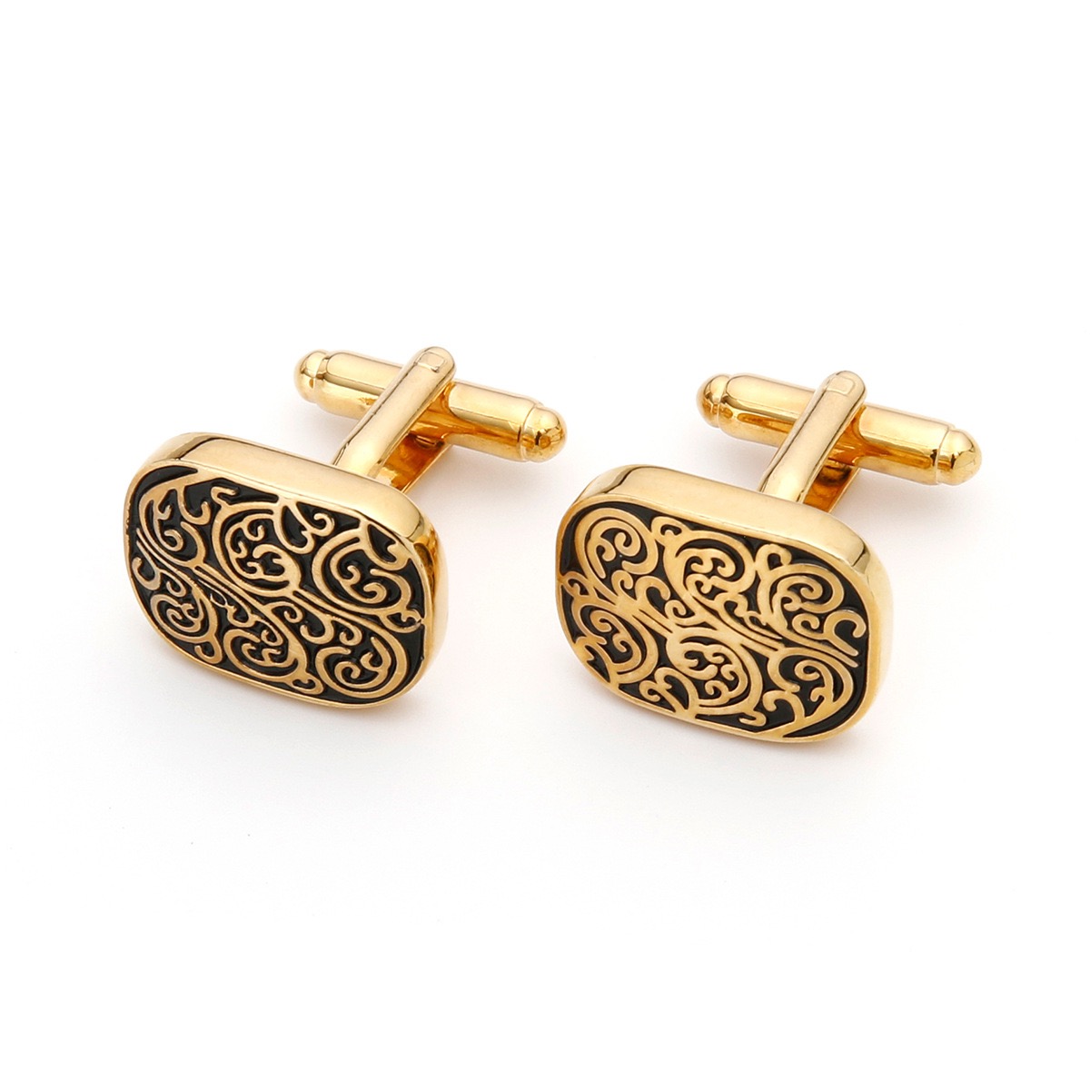 High Quality Gold Cufflinks Vi - Tie Clip Silver ulasan dan harga