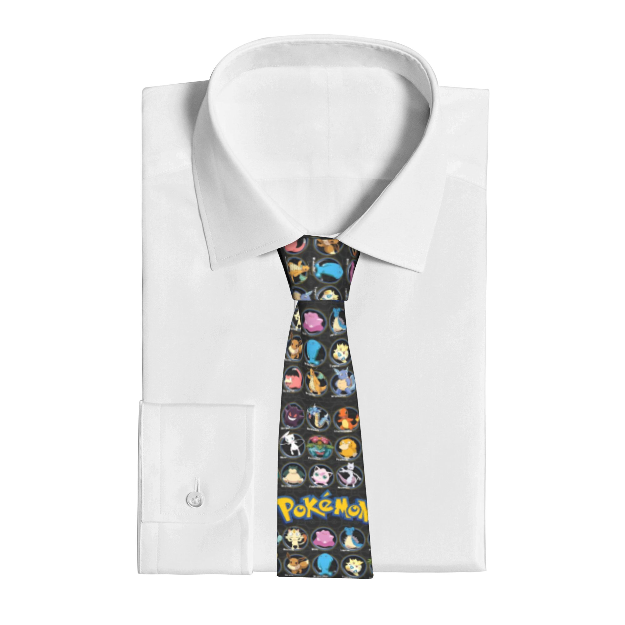 Cartoon Pokemon Characters Nec - Skinny Tie Men ulasan dan harga