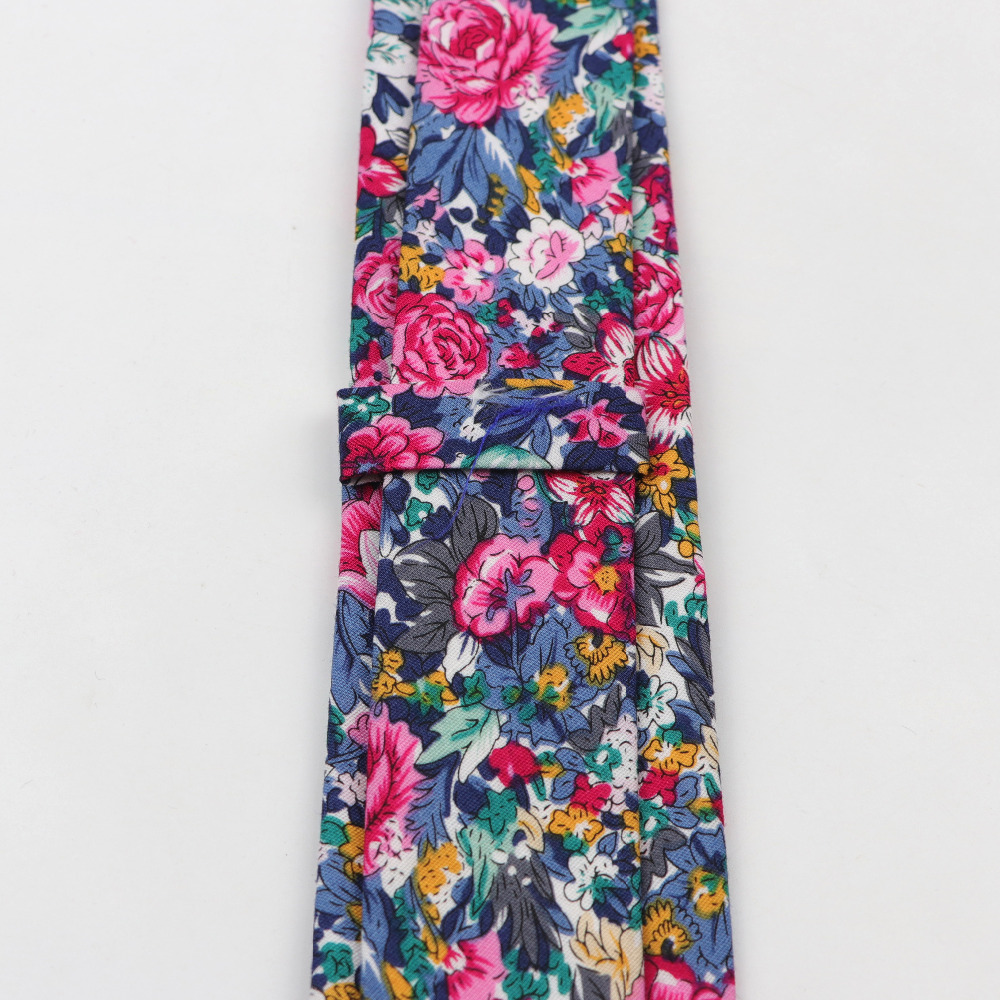 Cotton Flower Tie Men's Colour - Skinny Tie Men ulasan dan harga