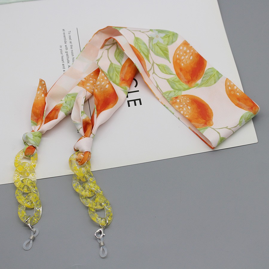 Bohemia Print Silk Scarf Glass - Silk Neck Scarf ulasan dan harga