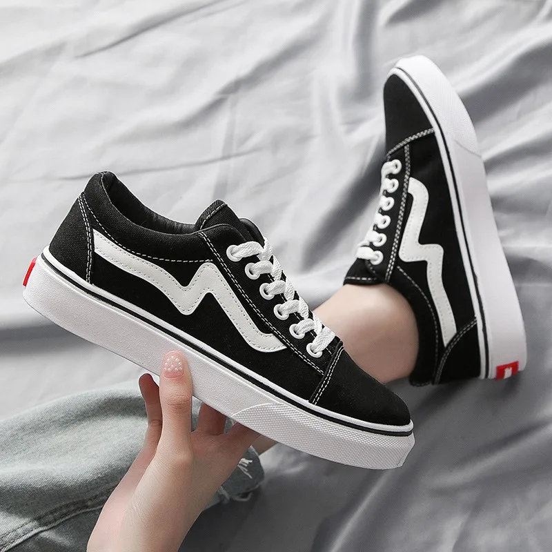 Youth Students Boys Girls Spri - Vans Shoes Old Skool ulasan dan harga