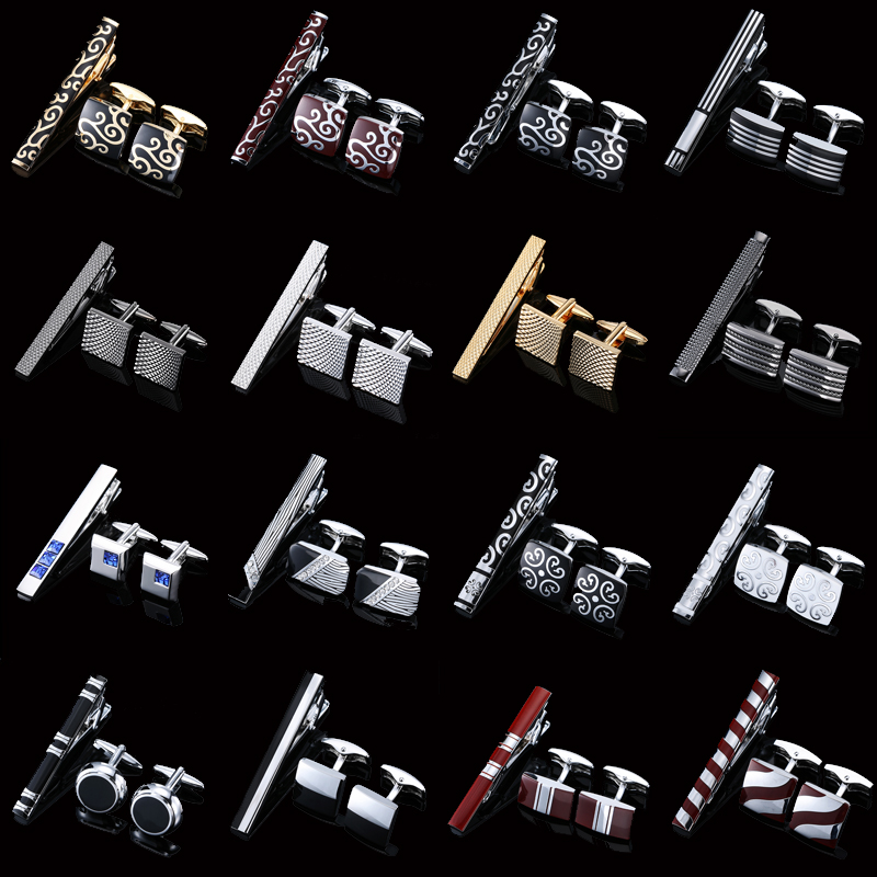 High quality cuff and tie clip - Tie Bar Set Gift ulasan dan harga