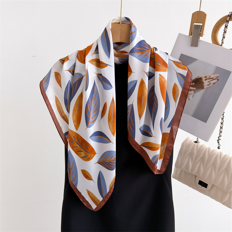 Luxury Brand Print 70cm Square - Face Scarf Mask ulasan dan harga