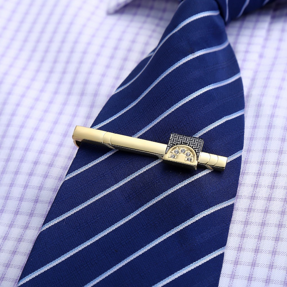Gold Tone Cufflinks Tie Bar Se - Tie Bar Set Gift ulasan dan harga