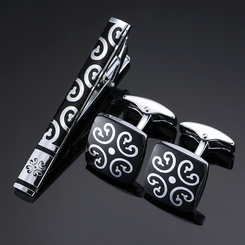 High Quality Cuff links neckti - Tie Bar Set Gift ulasan dan harga