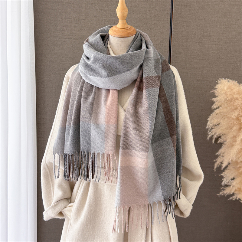 Women Imitation Cashmere Blank - Pashmina Wrap Large ulasan dan harga